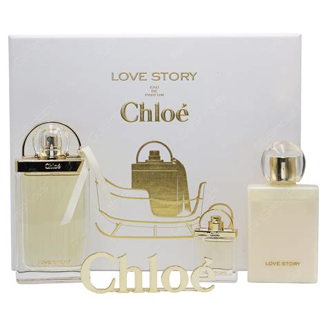 chloe love story gift set.